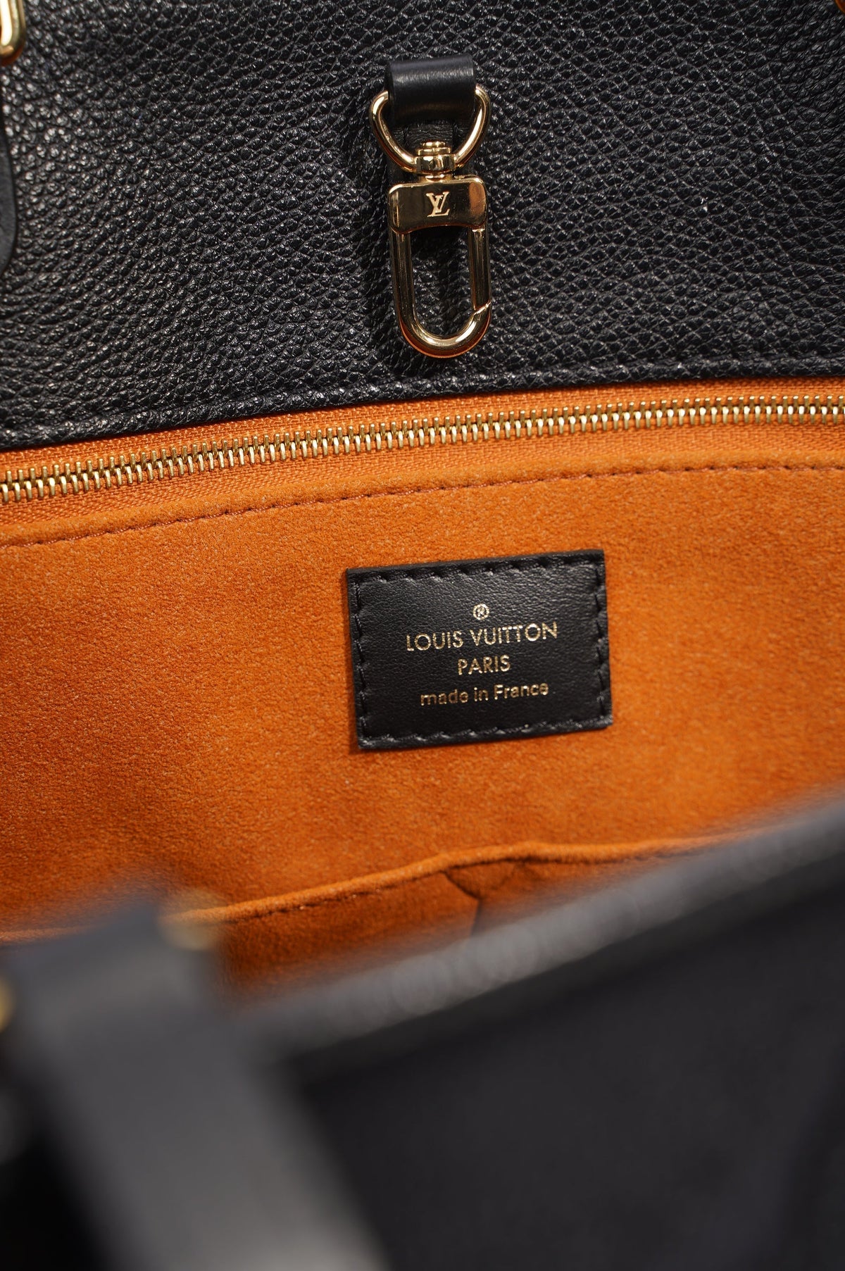Louis Vuitton On The Go Black Canvas GM
