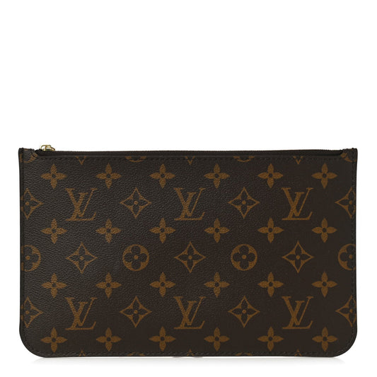 LOUIS VUITTON Monogram Neverfull MM GM Pochette