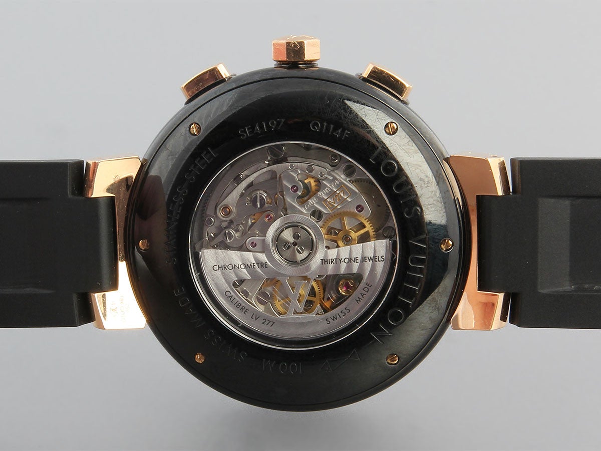 Louis Vuitton Mens Tambour Chronograph Watch