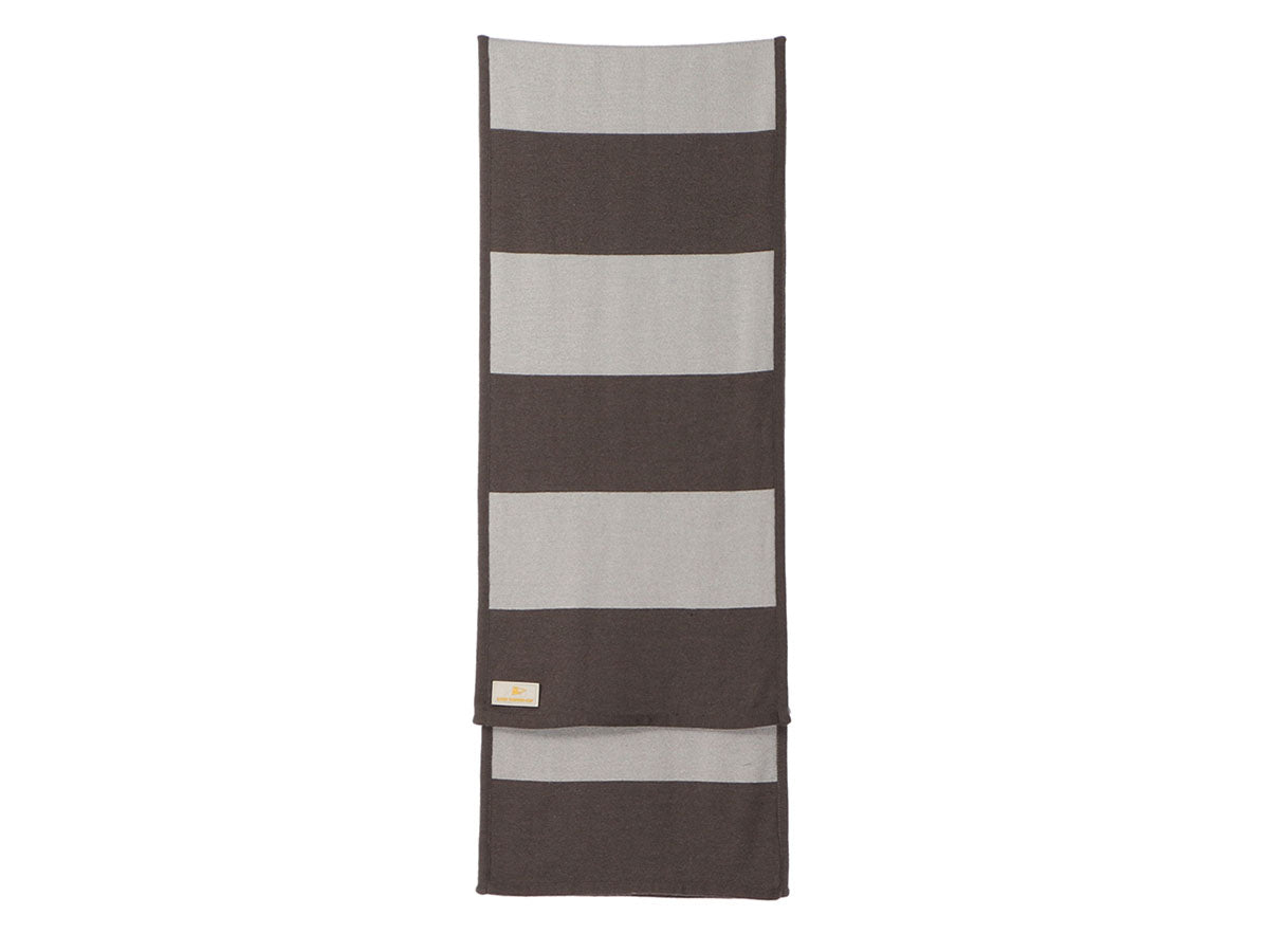 Louis Vuitton Gray Striped Louis Vuitton Cup Scarf