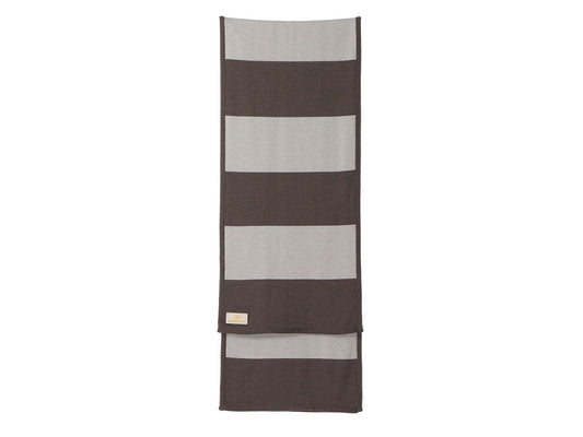 Louis Vuitton Gray Striped Louis Vuitton Cup Scarf