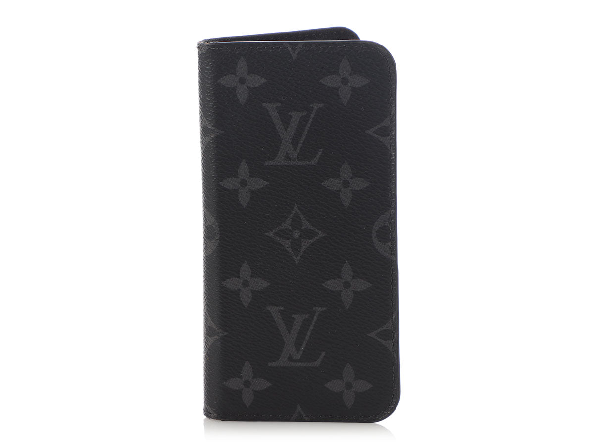 Louis Vuitton Monogram Eclipse iPhone Cell Folio