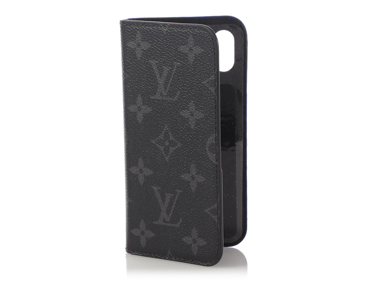 Louis Vuitton Monogram Eclipse iPhone Cell Folio