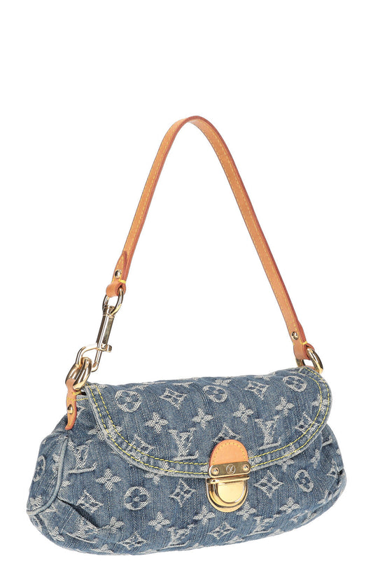 LOUIS VUITTON Mini Pleaty Bag MNG Denim