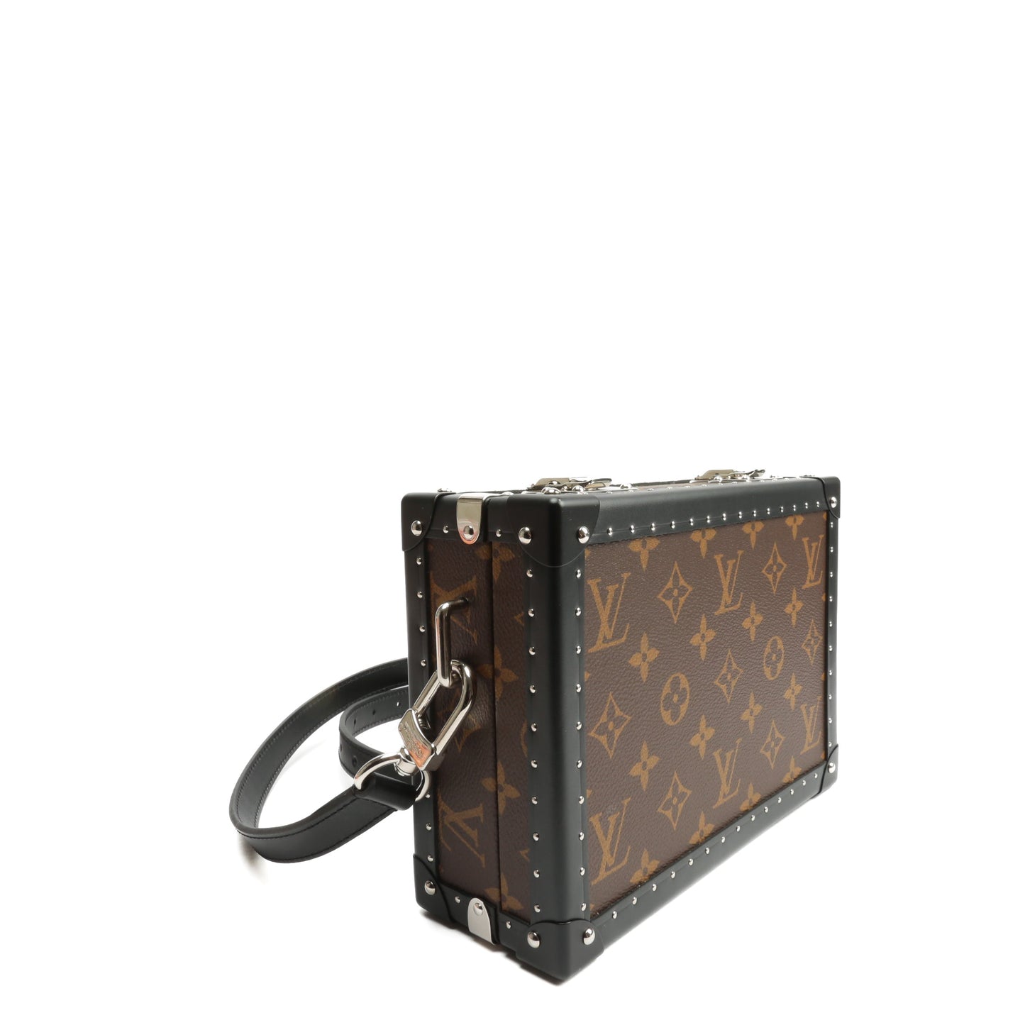 LOUIS VUITTON Monogram Macassar Clutch Box