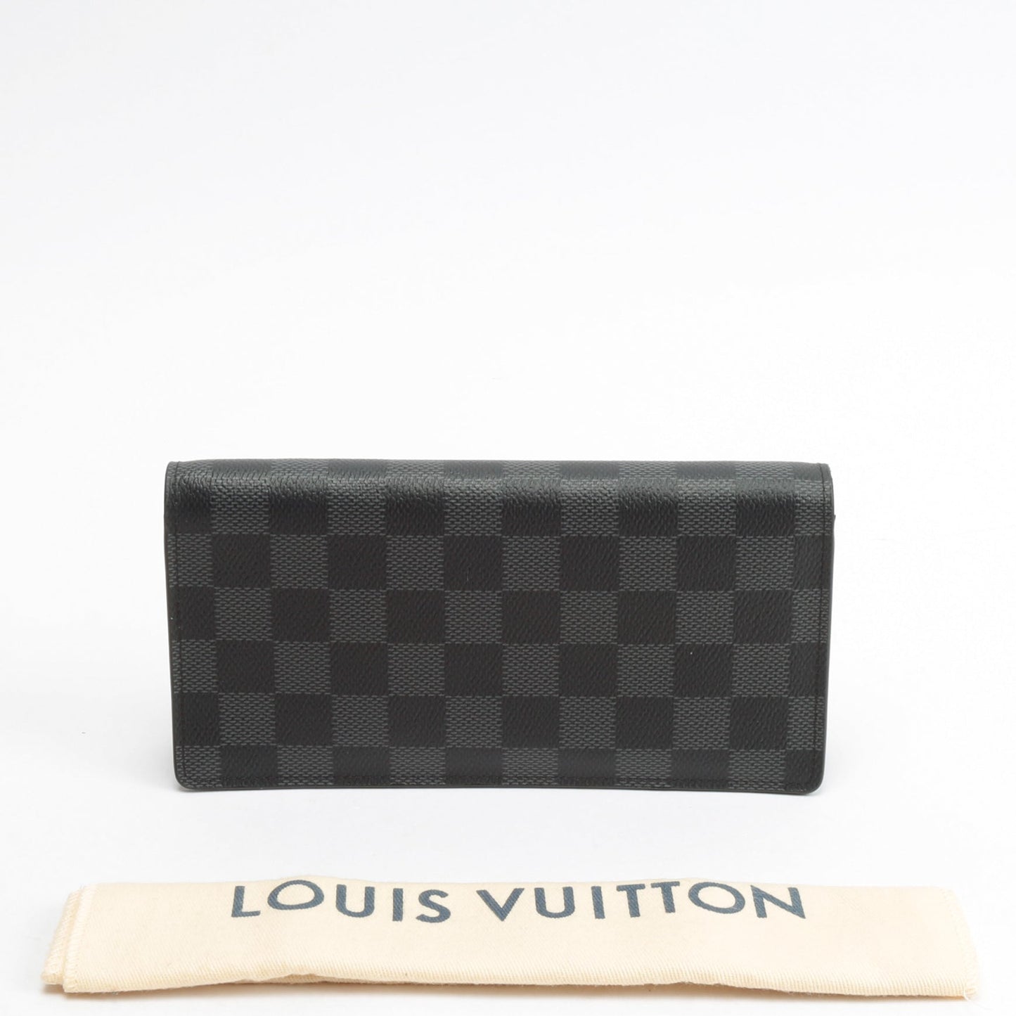 LOUIS VUITTON Brazza Wallet Damier Graphite