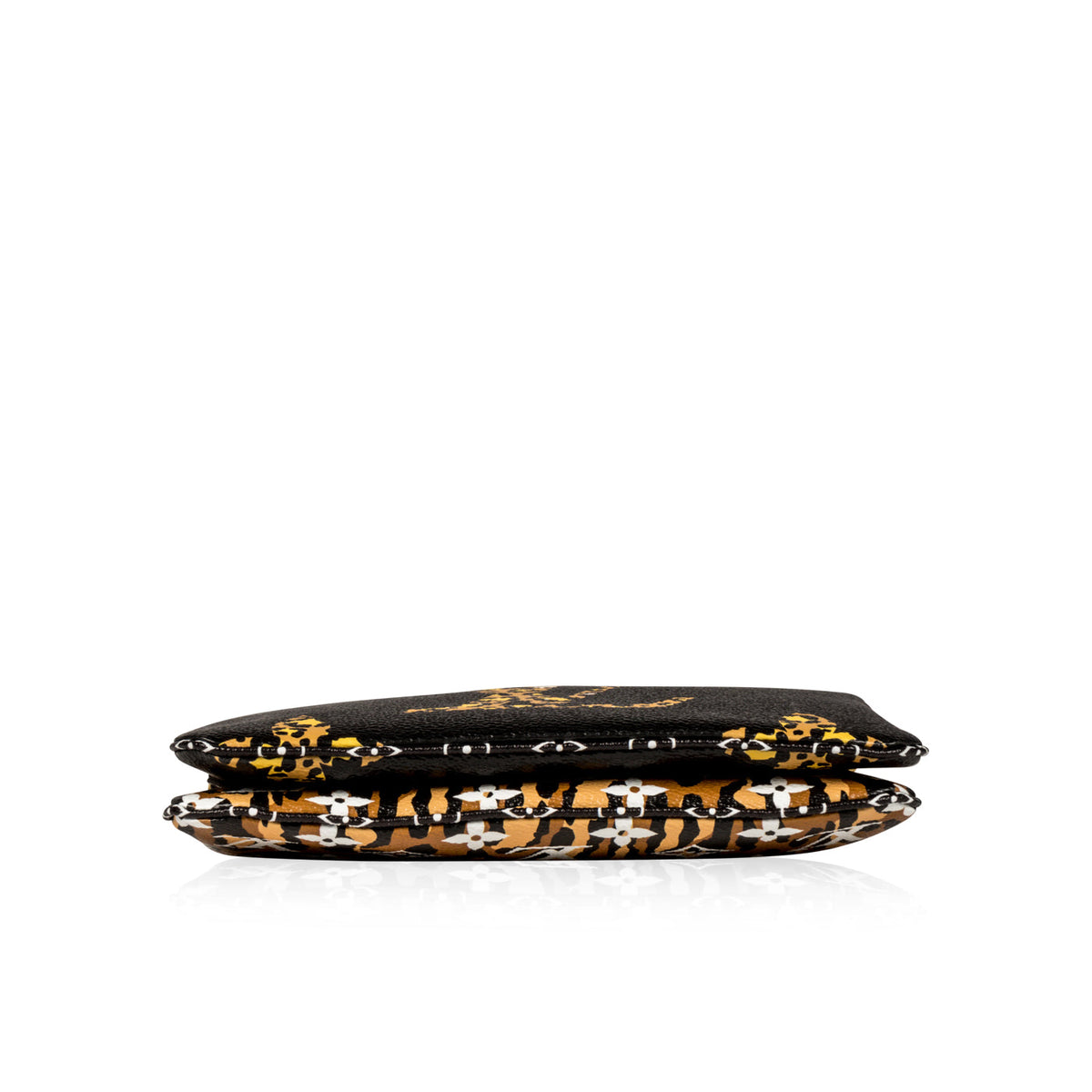 Pochette Double Zip - Jungle Print