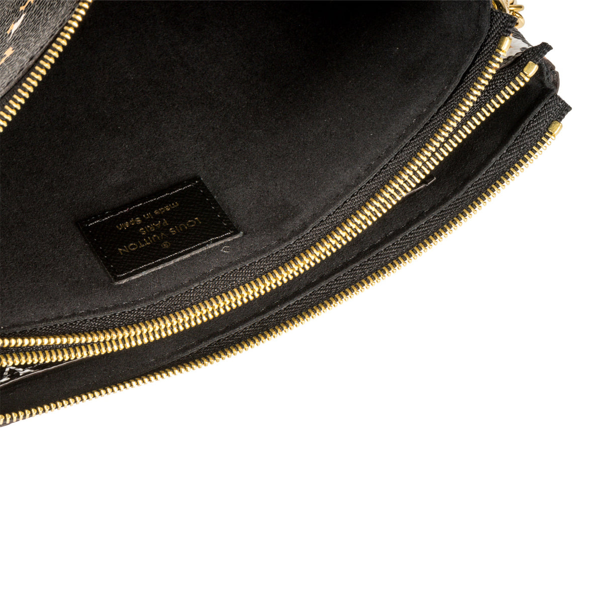 Pochette Double Zip - Jungle Print