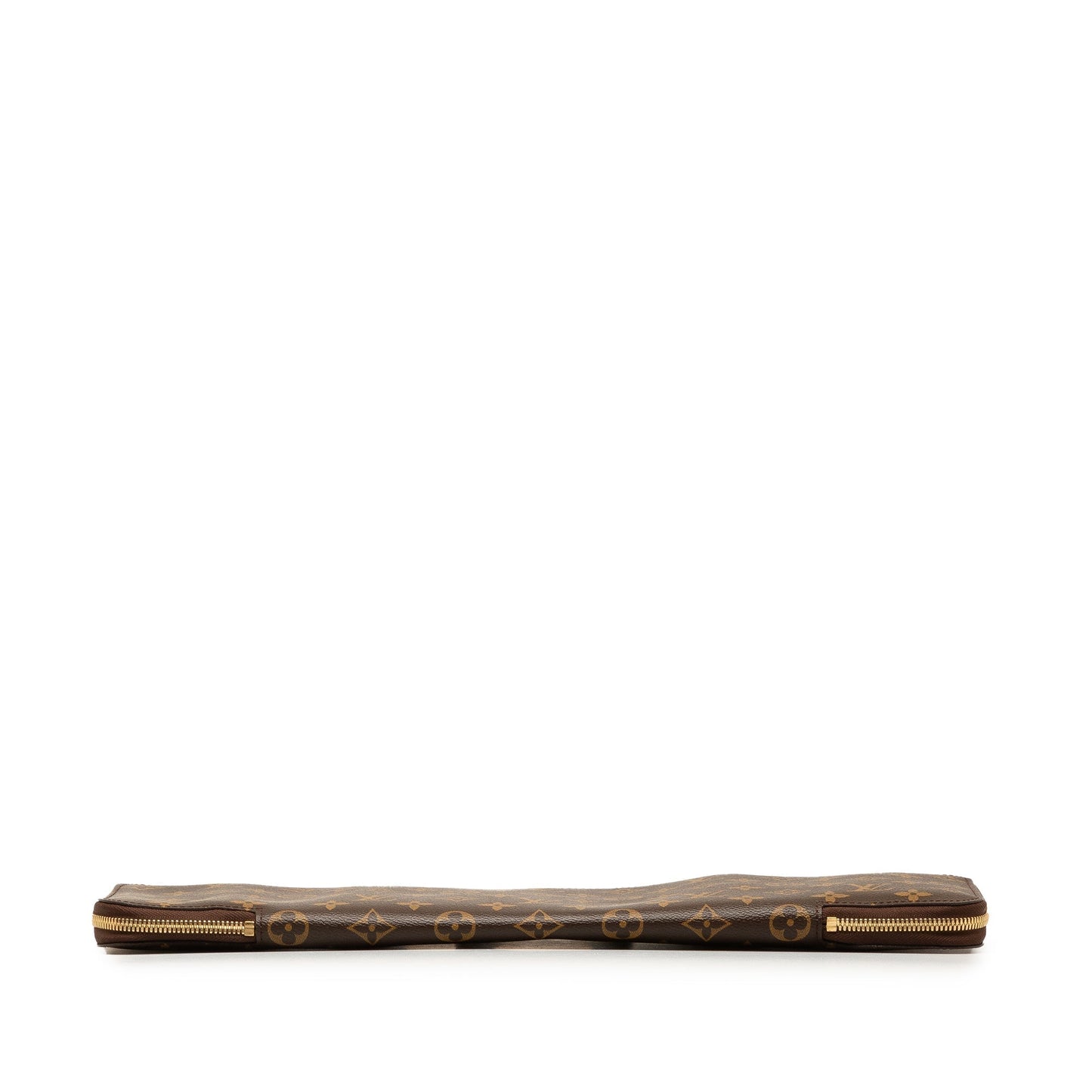 Brown Louis Vuitton Monogram Etui 5 Cravat Tie Case