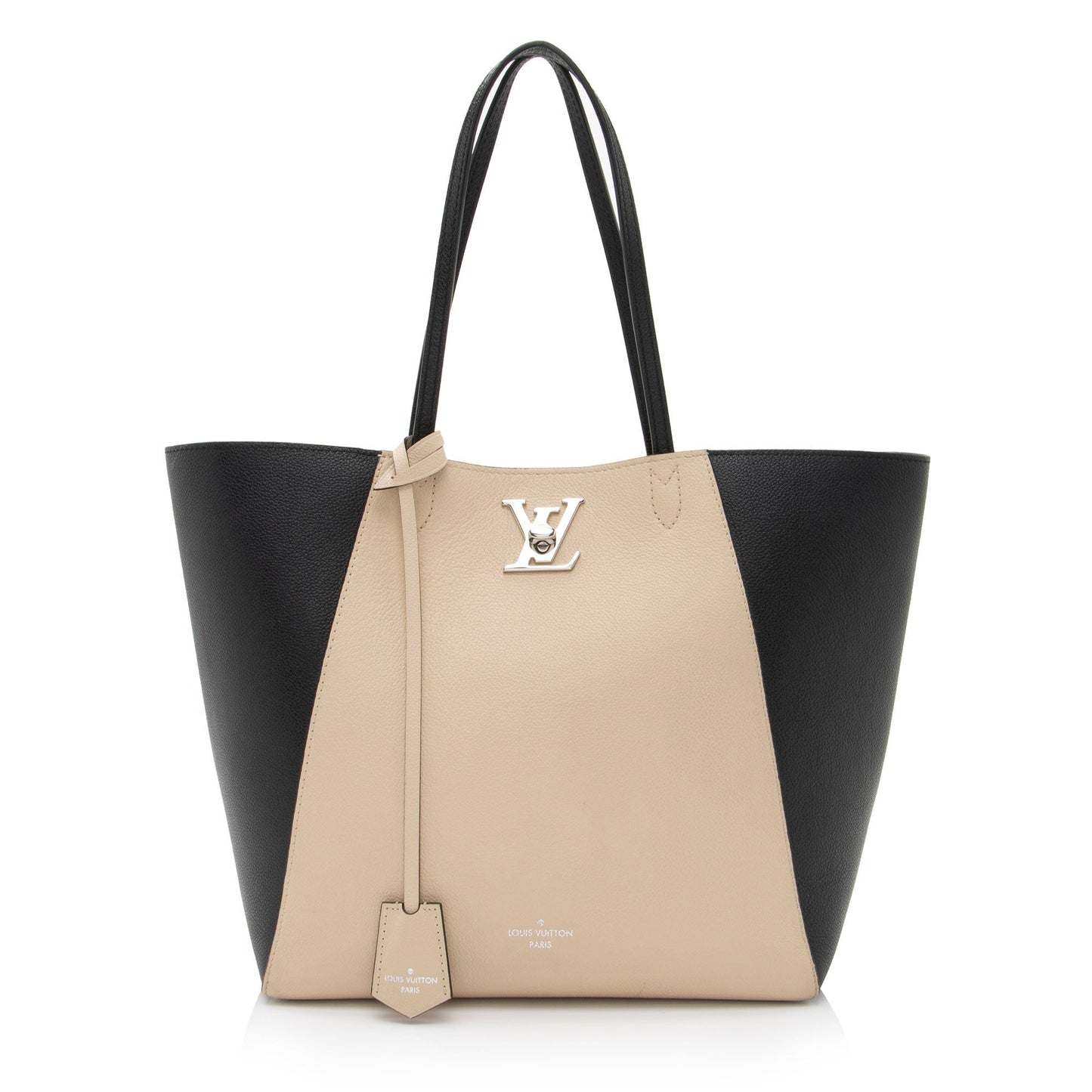 Louis Vuitton Calfskin Lockme Cabas Tote (SHF-pDcHNY)