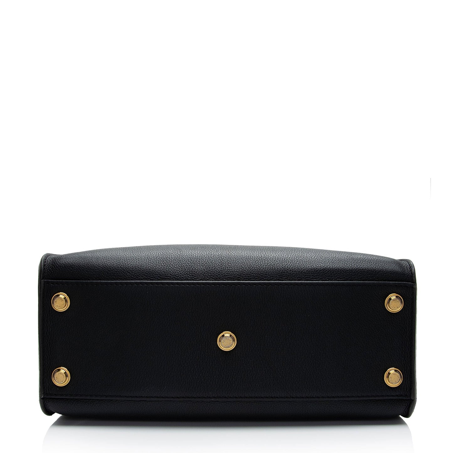 Louis Vuitton Calfskin Monogram Canvas On My Side MM Tote (SHF-RiHqE0)