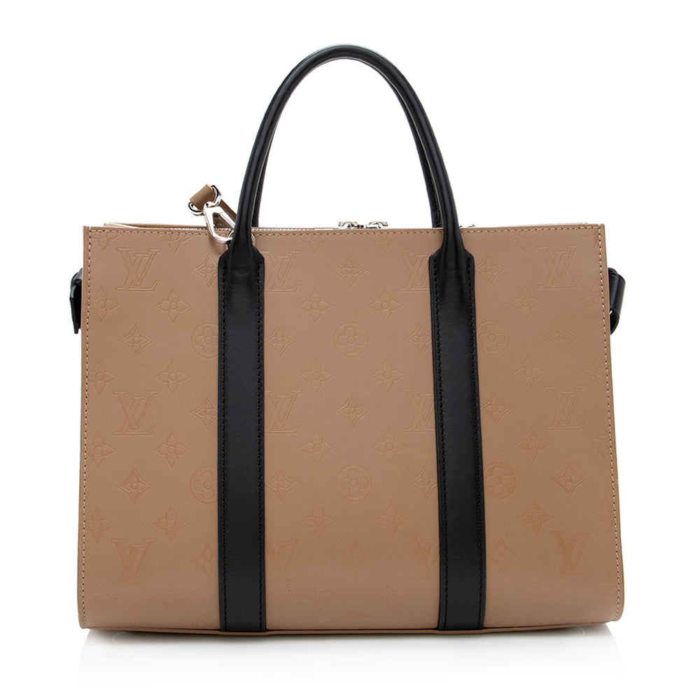 Louis Vuitton Cuir Plume Very MM Tote (SHF-16827)