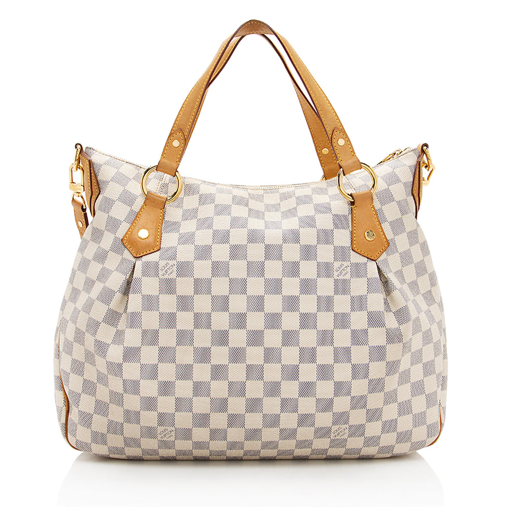 Louis Vuitton Damier Azur Evora MM Tote (SHF-19034)