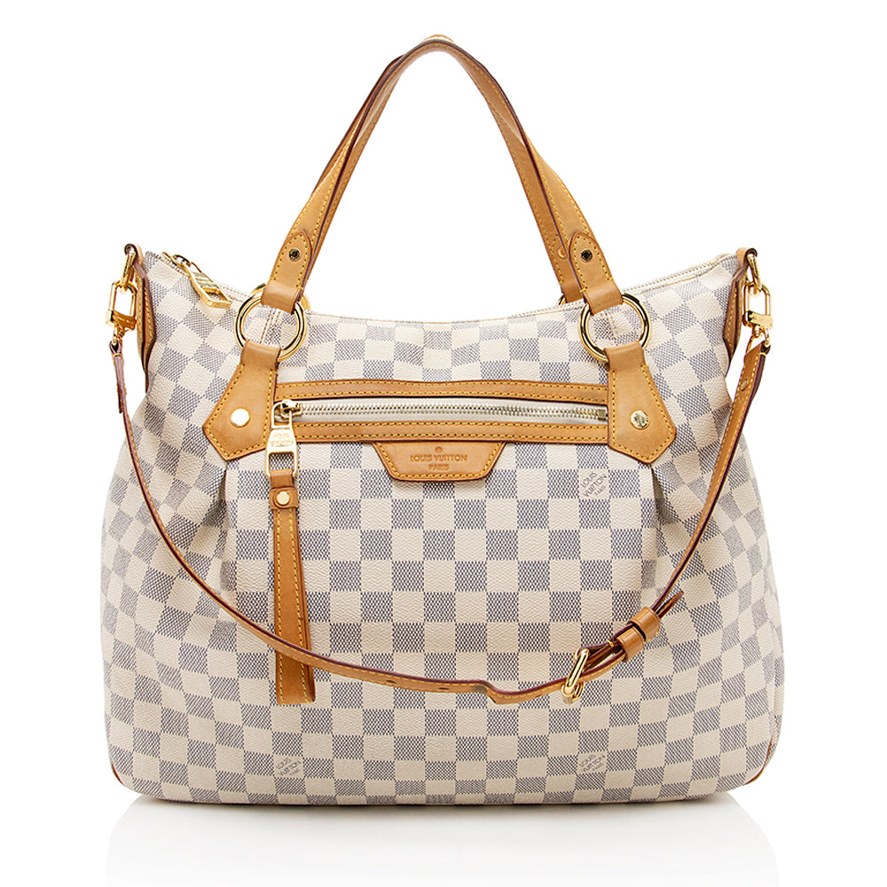 Louis Vuitton Damier Azur Evora MM Tote (SHF-19034)