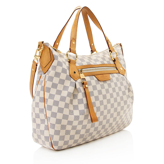 Louis Vuitton Damier Azur Evora MM Tote (SHF-19034)