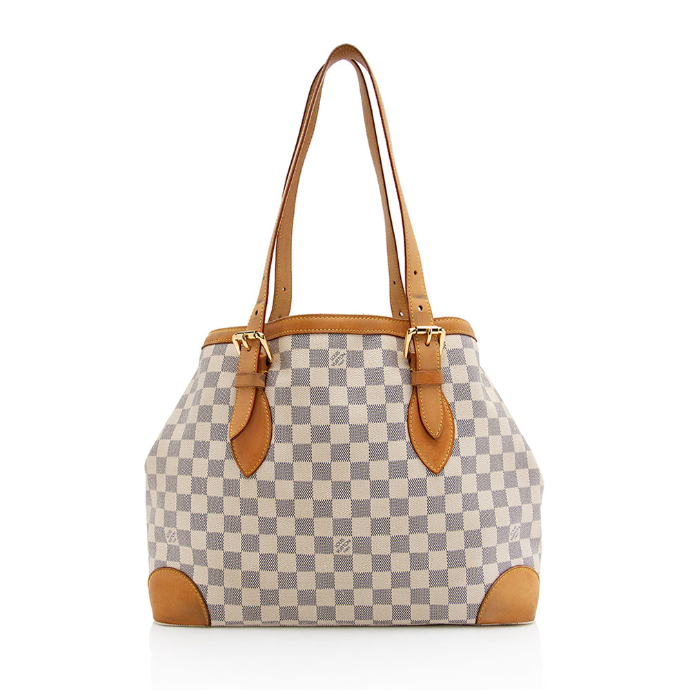 Louis Vuitton Damier Azur Hampstead MM Tote (SHF-21018)
