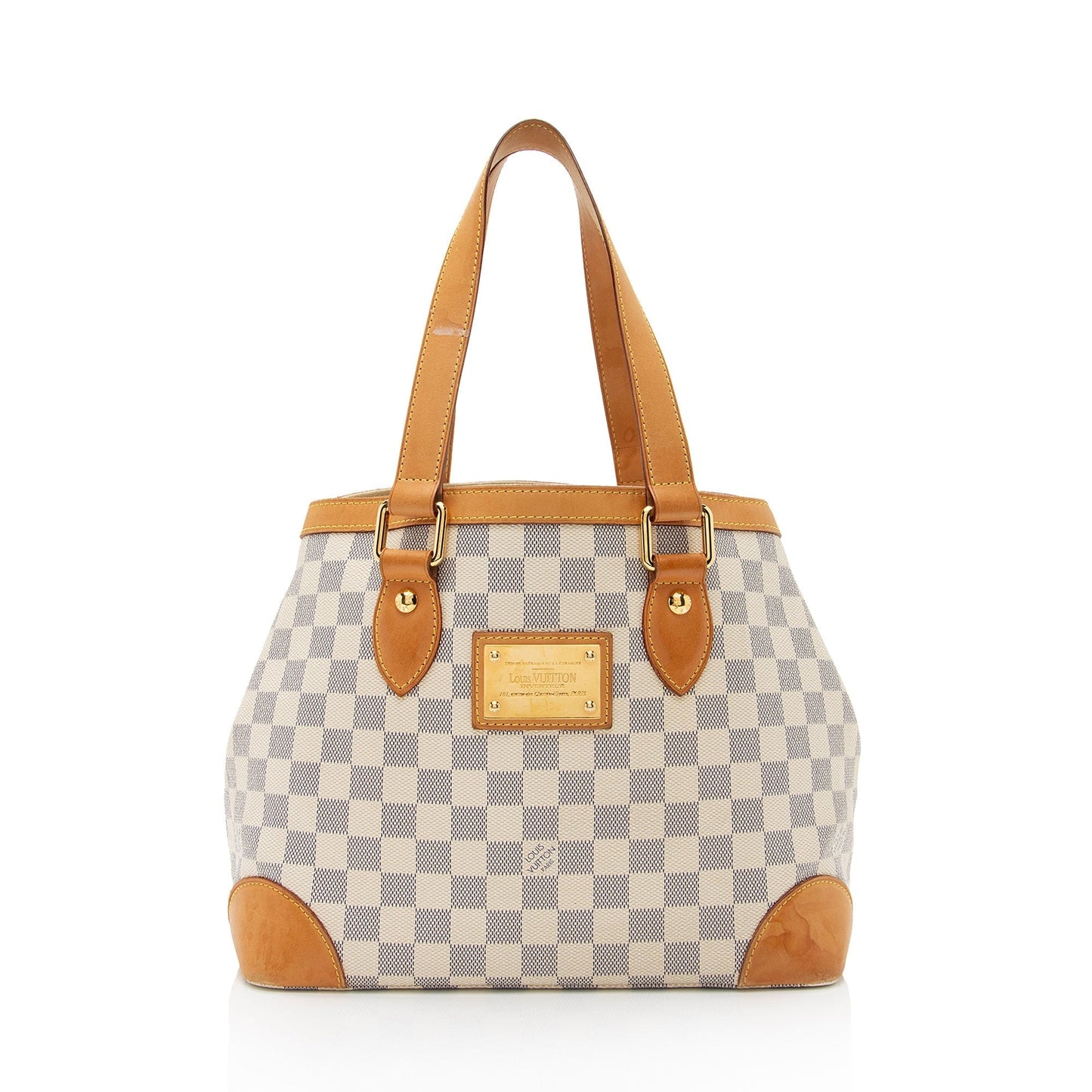 Louis Vuitton Damier Azur Hampstead PM Tote (SHF-KiMpmr)