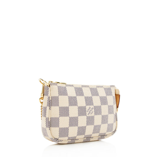 Louis Vuitton Damier Azur Mini Pochette Accessoires (SHF-16530)
