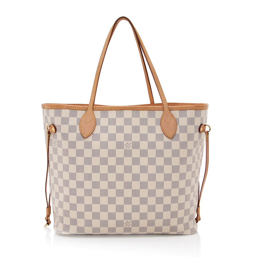 Louis Vuitton Damier Azur Neverfull MM Tote (SHF-20752)