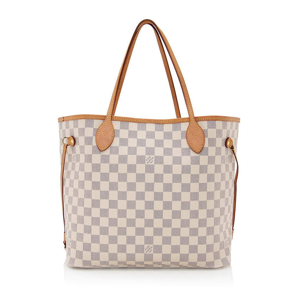 Louis Vuitton Damier Azur Neverfull MM Tote (SHF-20752)