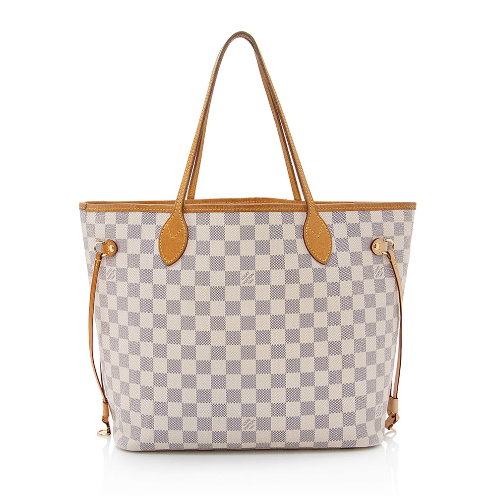 Louis Vuitton Damier Azur Neverfull MM Tote (SHF-21930)