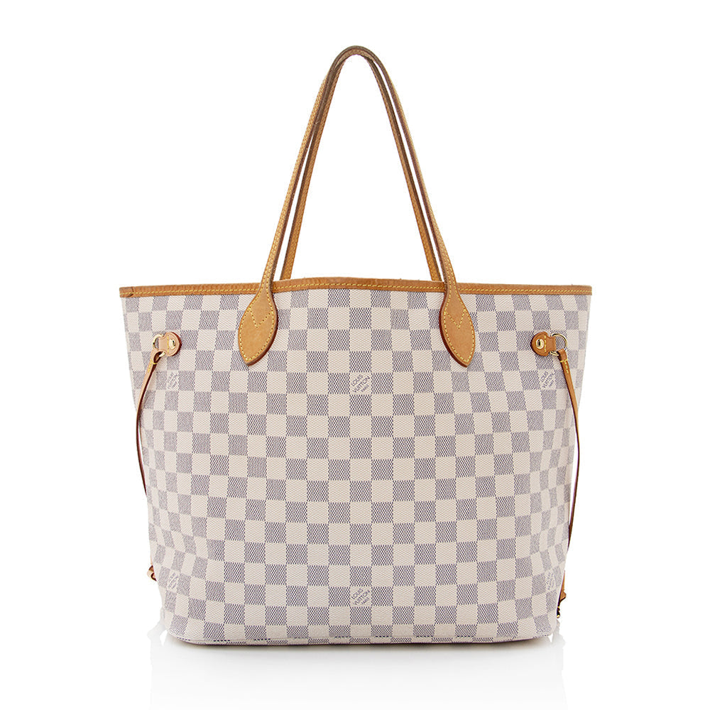 Louis Vuitton Damier Azur Neverfull MM Tote (SHF-21930)