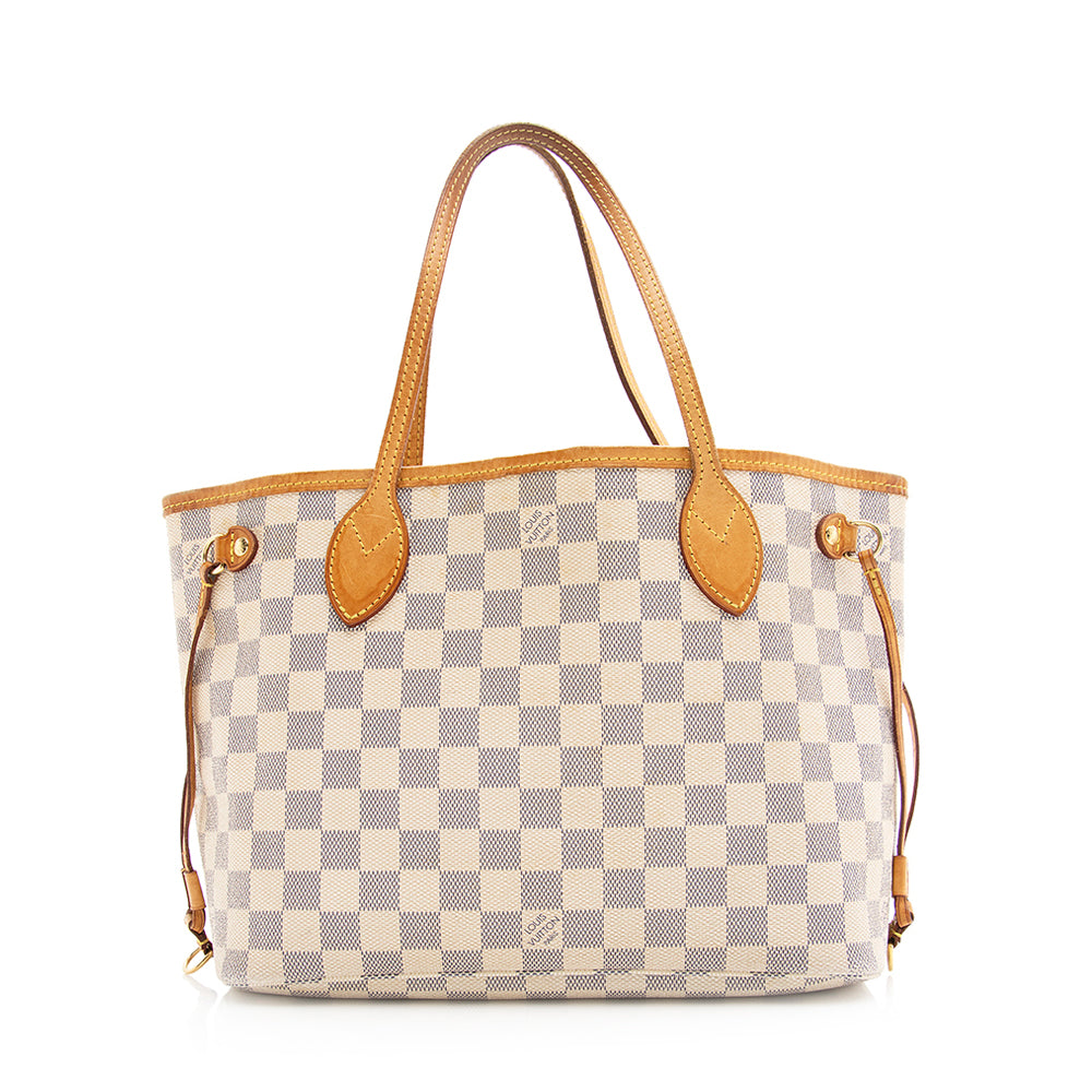 Louis Vuitton Damier Azur Neverfull PM Tote (SHF-20386)