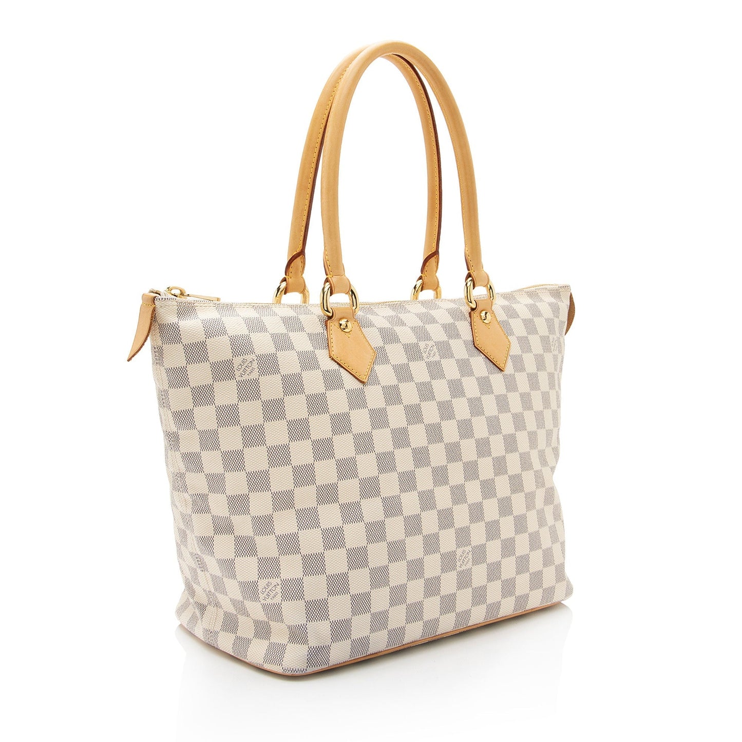 Louis Vuitton Damier Azur Saleya MM Tote (SHF-JjqKAR)