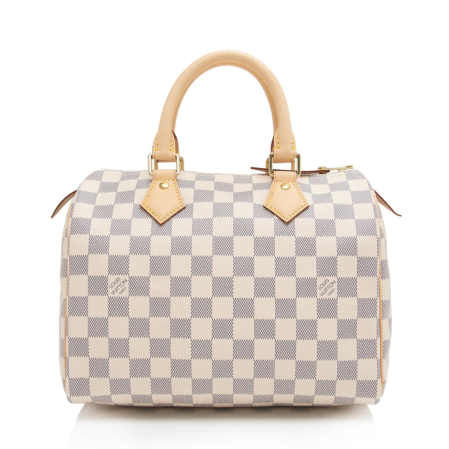 Louis Vuitton Damier Azur Speedy 25 Satchel (SHF-mICLk2)