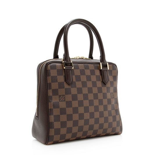 Louis Vuitton Damier Ebene Brera Satchel (SHF-20541)