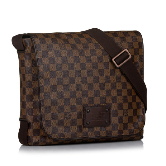 Louis Vuitton Damier Ebene Brooklyn MM (SHG-33194)