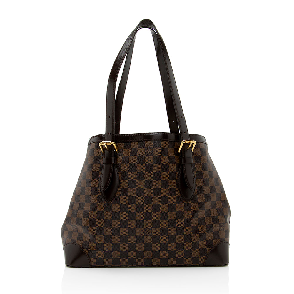 Louis Vuitton Damier Ebene Hampstead MM Tote - FINAL SALE (SHF-19125)