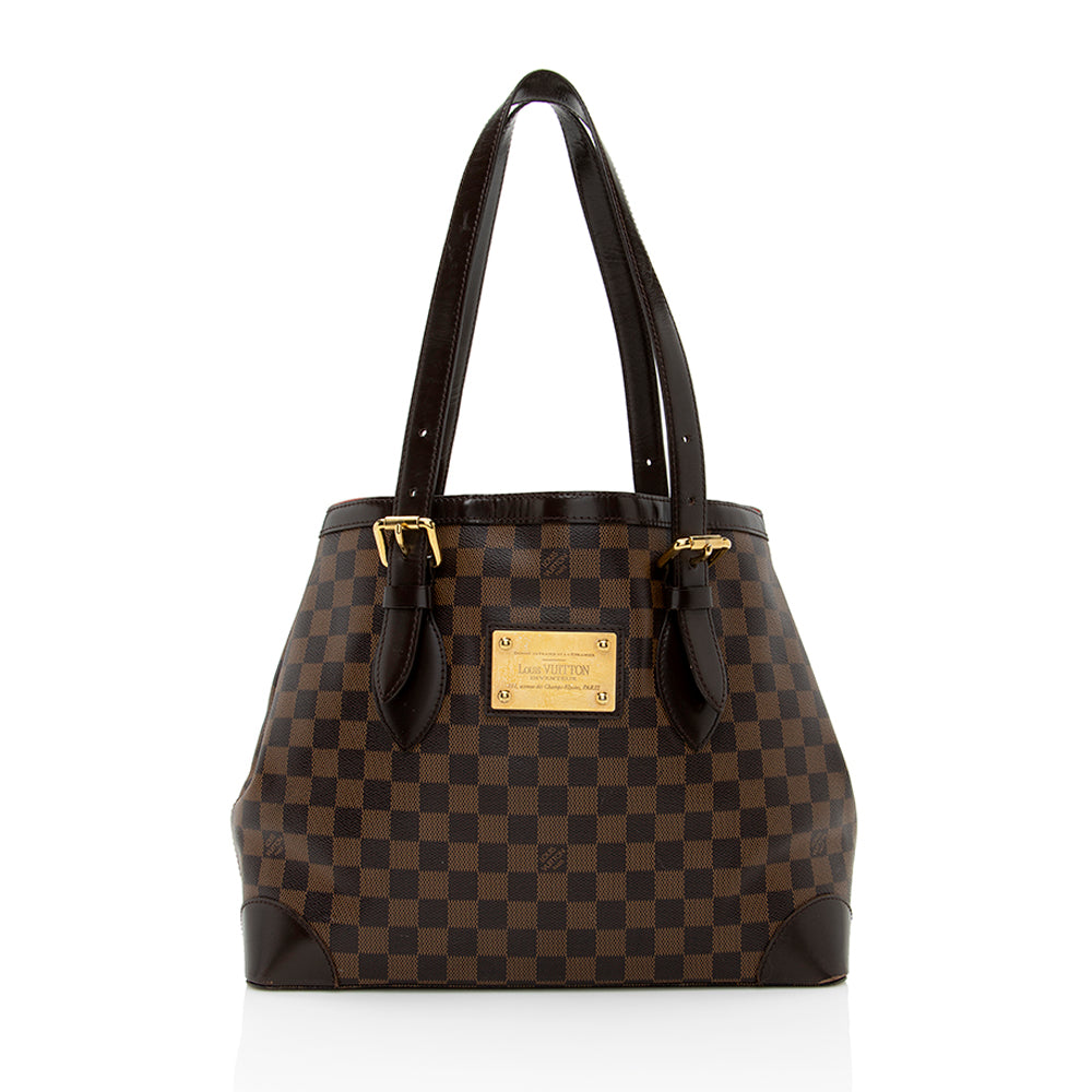 Louis Vuitton Damier Ebene Hampstead MM Tote - FINAL SALE (SHF-19125)