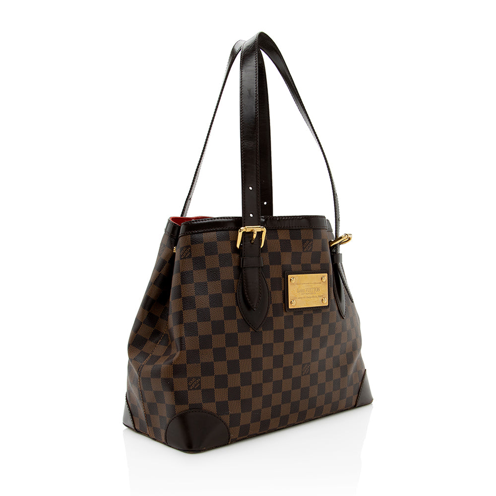 Louis Vuitton Damier Ebene Hampstead MM Tote - FINAL SALE (SHF-19125)