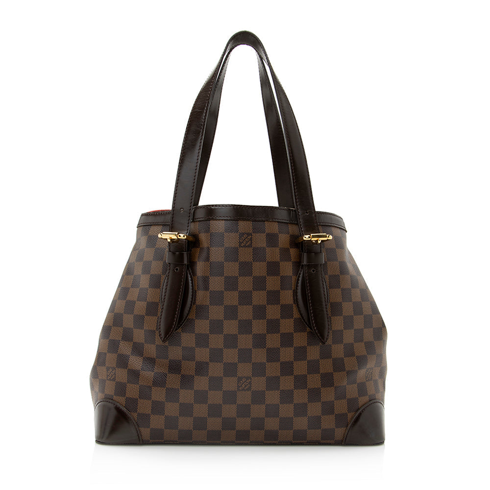 Louis Vuitton Damier Ebene Hampstead MM Tote (SHF-21116)