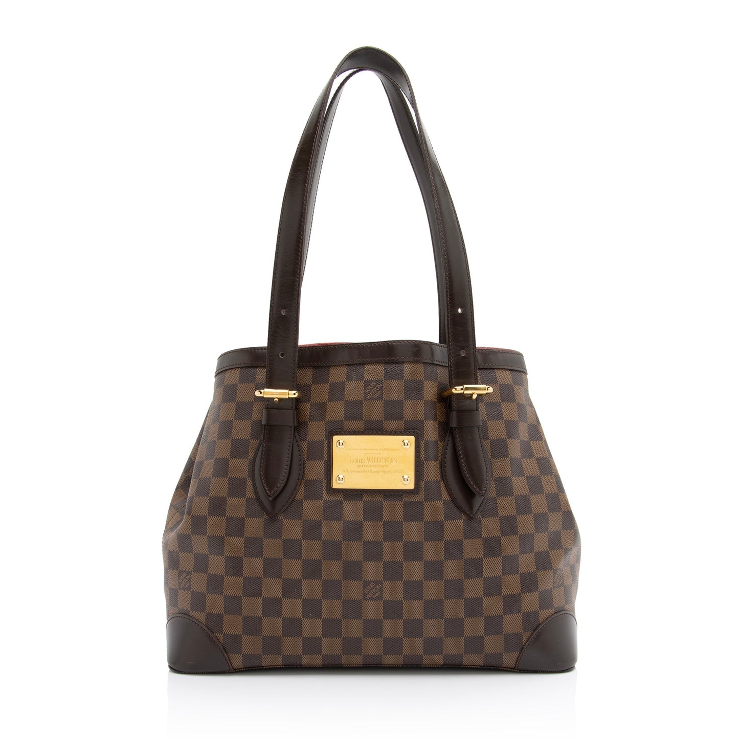 Louis Vuitton Damier Ebene Hampstead MM Tote (SHF-23582)