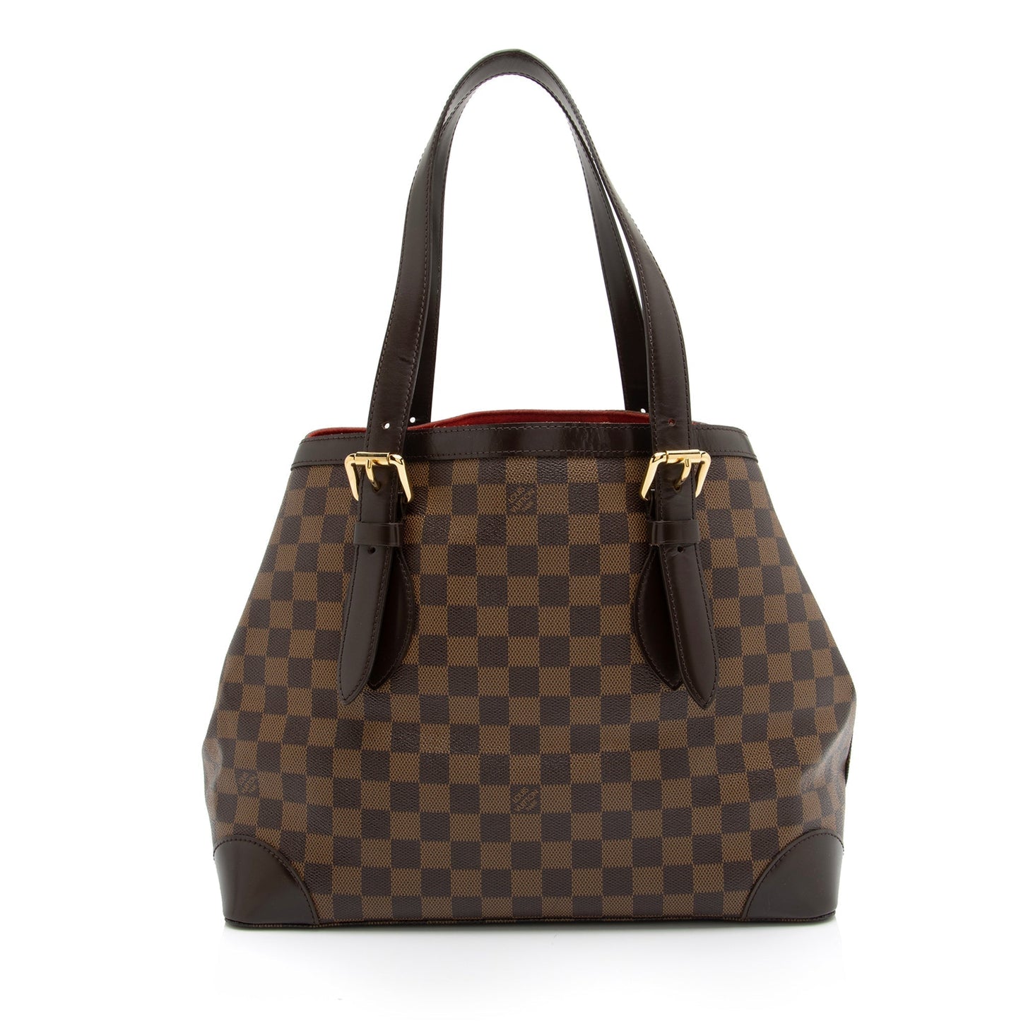 Louis Vuitton Damier Ebene Hampstead MM Tote (SHF-23553)