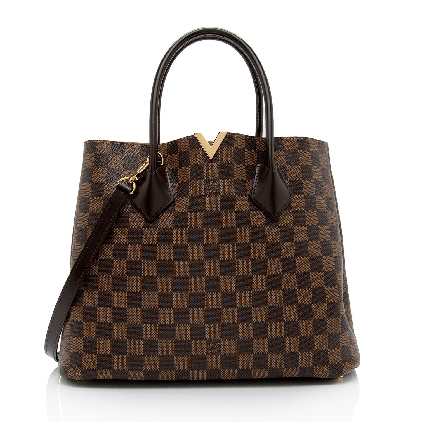 Louis Vuitton Damier Ebene Kensington Tote (SHF-TWK4eQ)