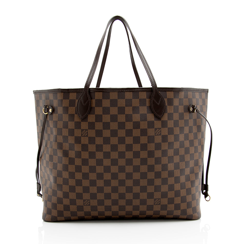 Louis Vuitton Damier Ebene Neverfull GM Tote (SHF-20007)