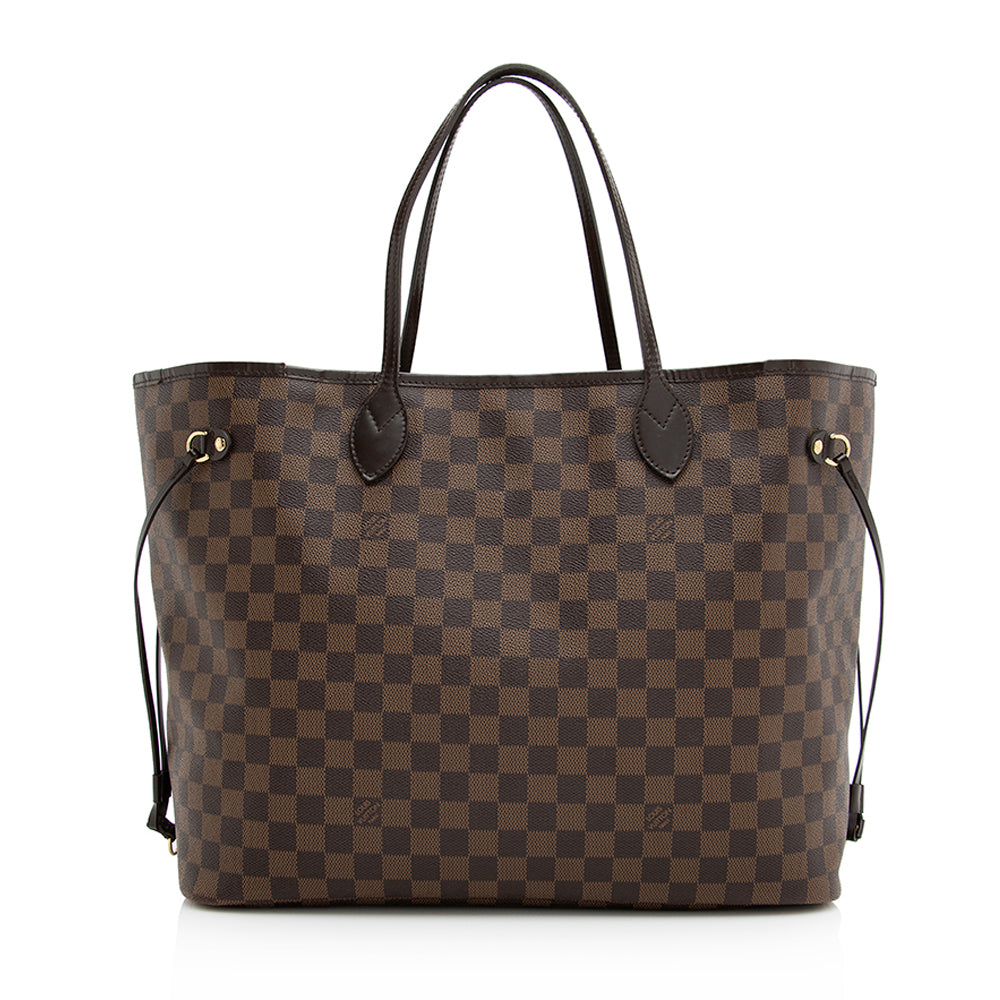 Louis Vuitton Damier Ebene Neverfull GM Tote (SHF-20196)
