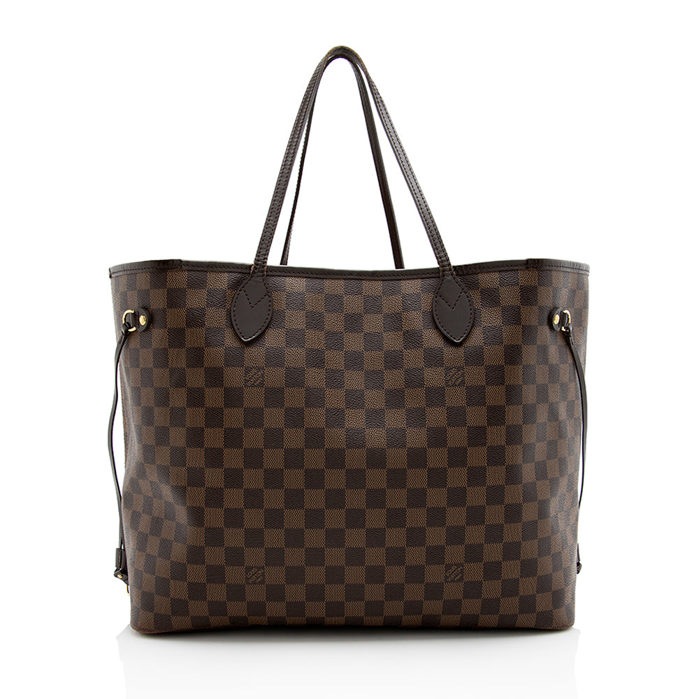 Louis Vuitton Damier Ebene Neverfull GM Tote (SHF-21139)