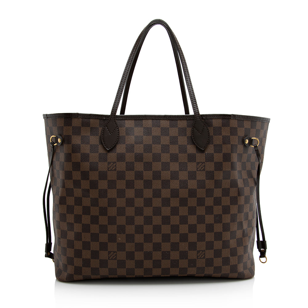 Louis Vuitton Damier Ebene Neverfull GM Tote (SHF-22140)