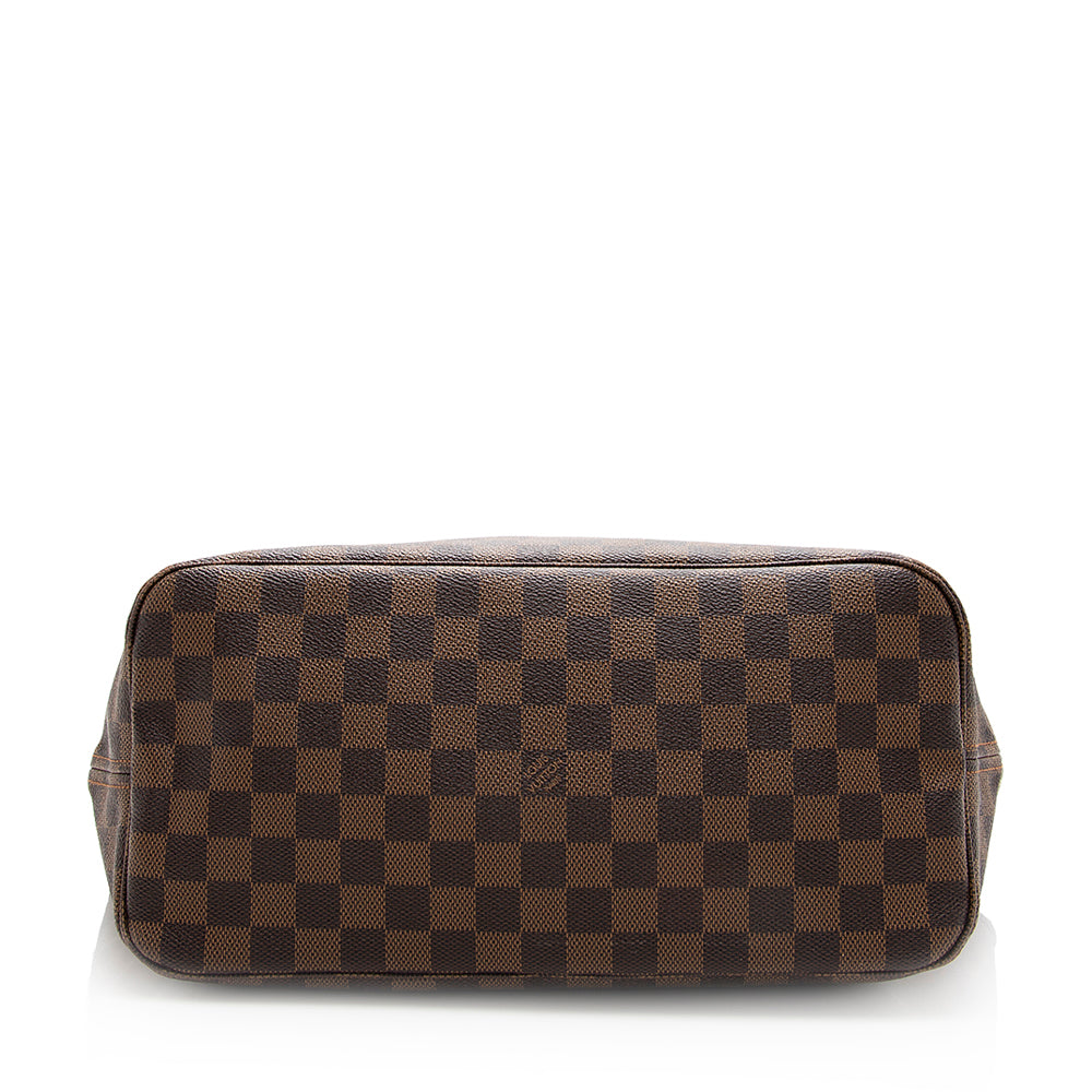 Louis Vuitton Damier Ebene Neverfull MM Tote (SHF-20032)