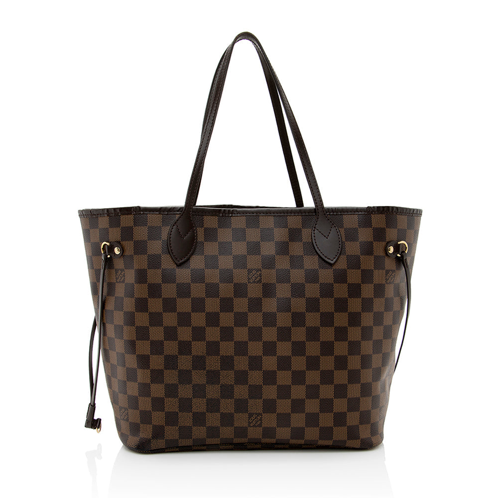 Louis Vuitton Damier Ebene Neverfull MM Tote (SHF-19408)