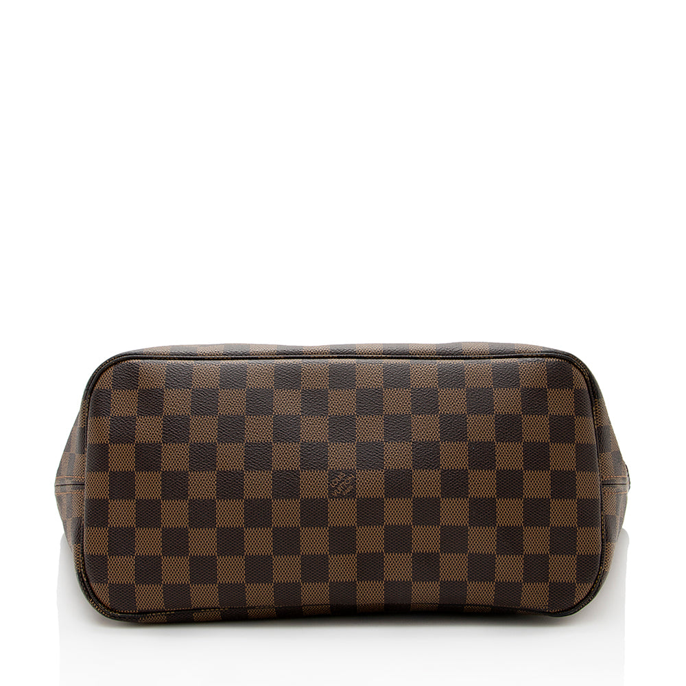 Louis Vuitton Damier Ebene Neverfull MM Tote (SHF-19408)