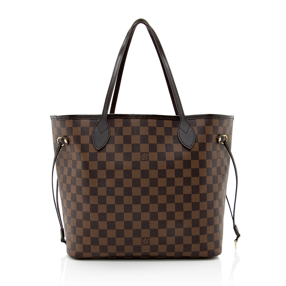 Louis Vuitton Damier Ebene Neverfull MM Tote (SHF-19670)