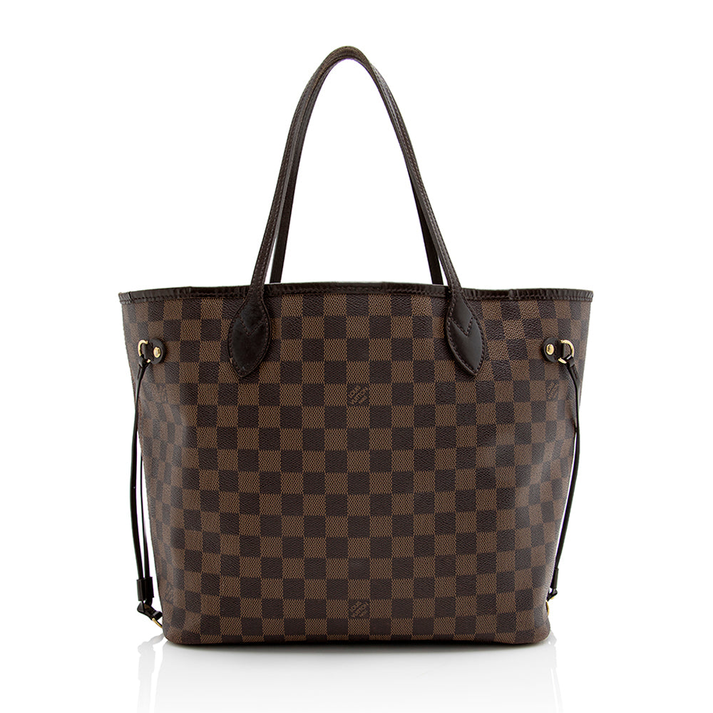 Louis Vuitton Damier Ebene Neverfull MM Tote (SHF-21932)