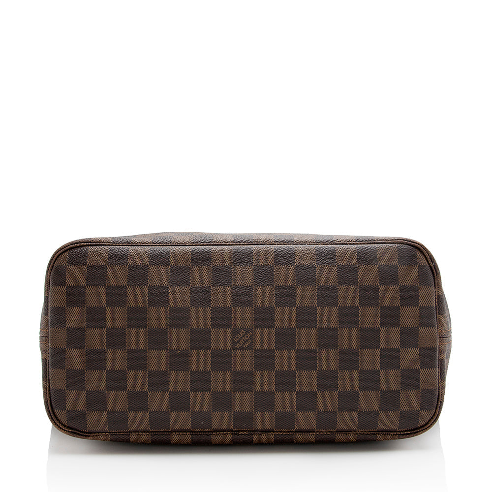 Louis Vuitton Damier Ebene Neverfull MM Tote (SHF-21932)