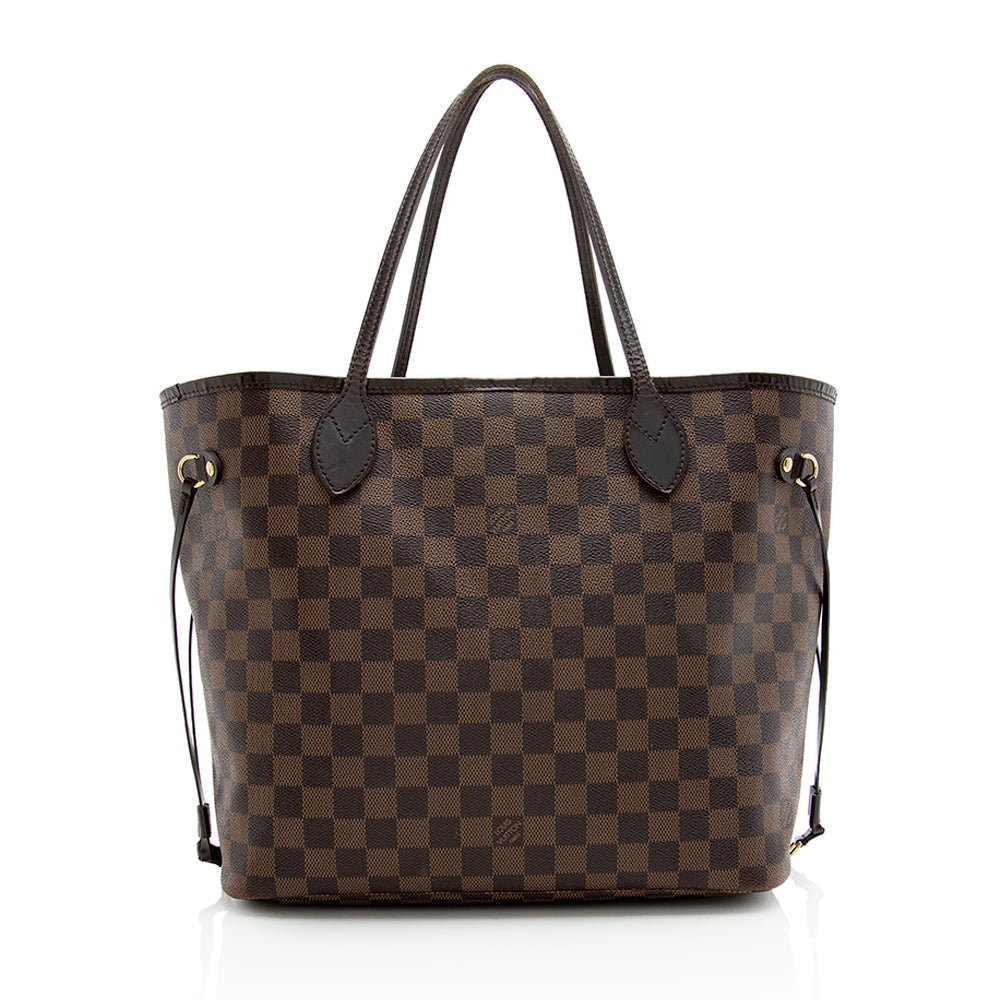Louis Vuitton Damier Ebene Neverfull MM Tote (SHF-21932)