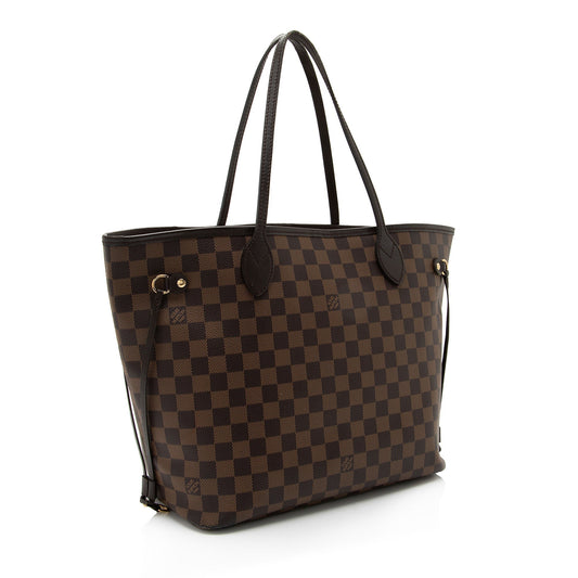 Louis Vuitton Damier Ebene Neverfull MM Tote